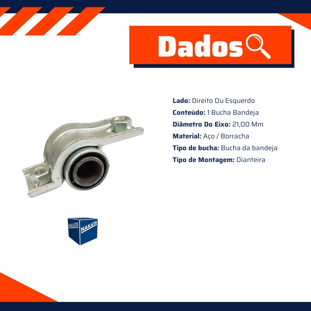 Bucha DA Bandeja Dianteira - Nakata - NB14041