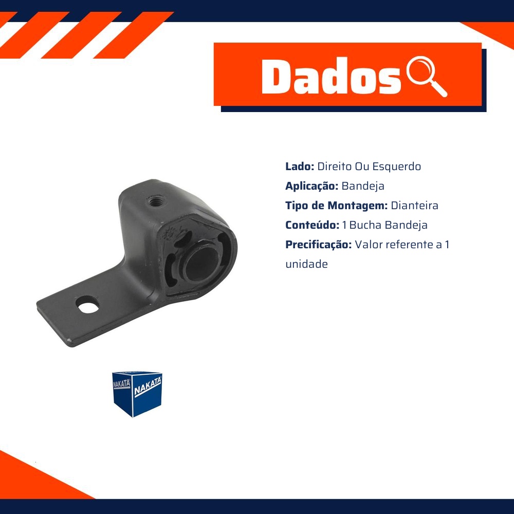 Bucha DA Bandeja Dianteira - Nakata - NB15003