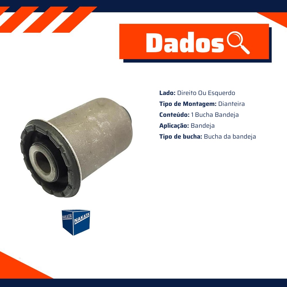 Bucha da Bandeja Dianteira - Nakata - NB13043