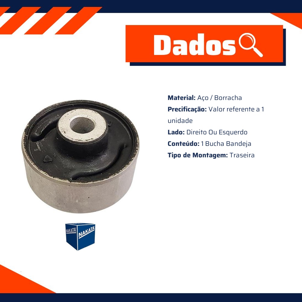 Bucha DA Bandeja Traseiro - Nakata - NB11041