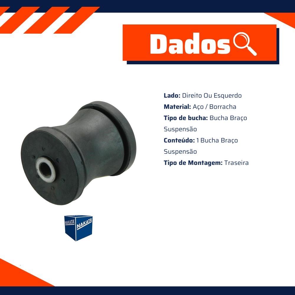 Bucha do Braço DA Suspensão Traseiro - Nakata - NB13014