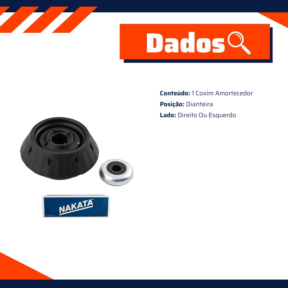 Coxim Amortecedor Dianteiro - Nakata - NB27007