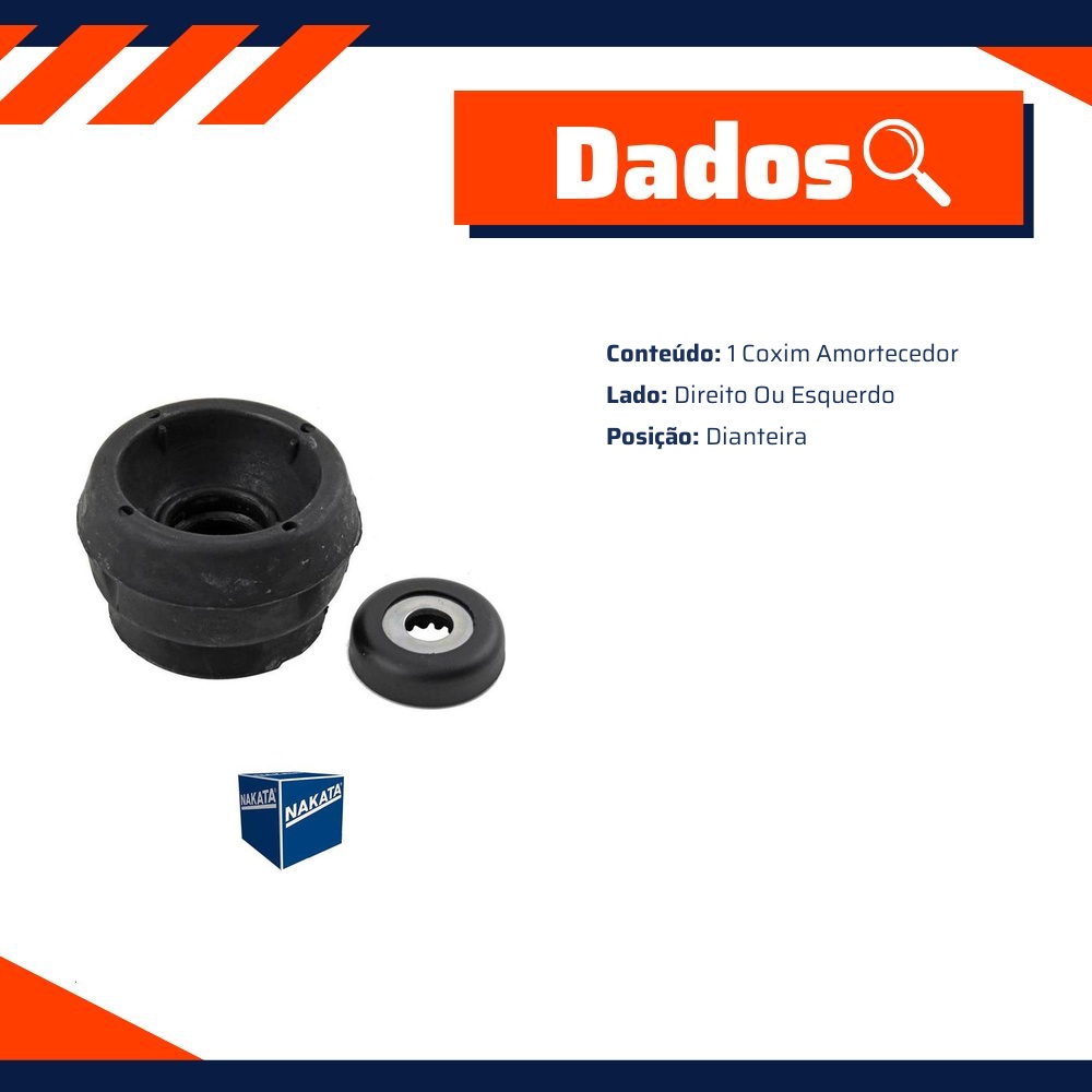 Coxim de Amortecedor Dianteiro - Nakata - NB21060