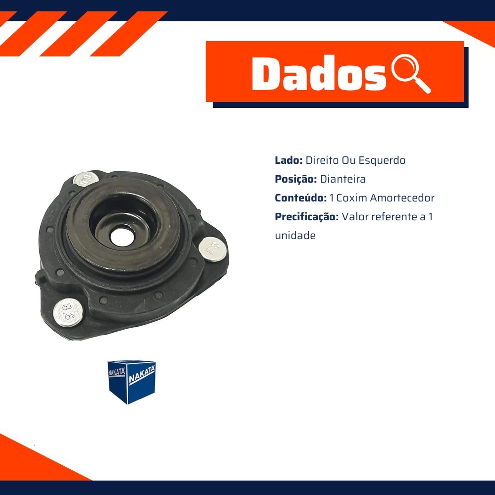 Coxim de Amortecedor Dianteiro para Ford Focus e Focus Sedan - Nakata - NB22050