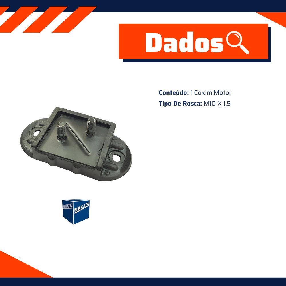 Coxim do Motor para Volkswagen Kombi - Nakata - NB31009
