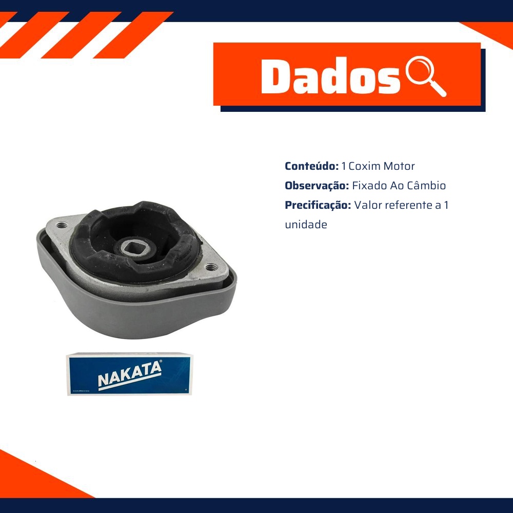 Coxim do Motor - Nakata - NB31083