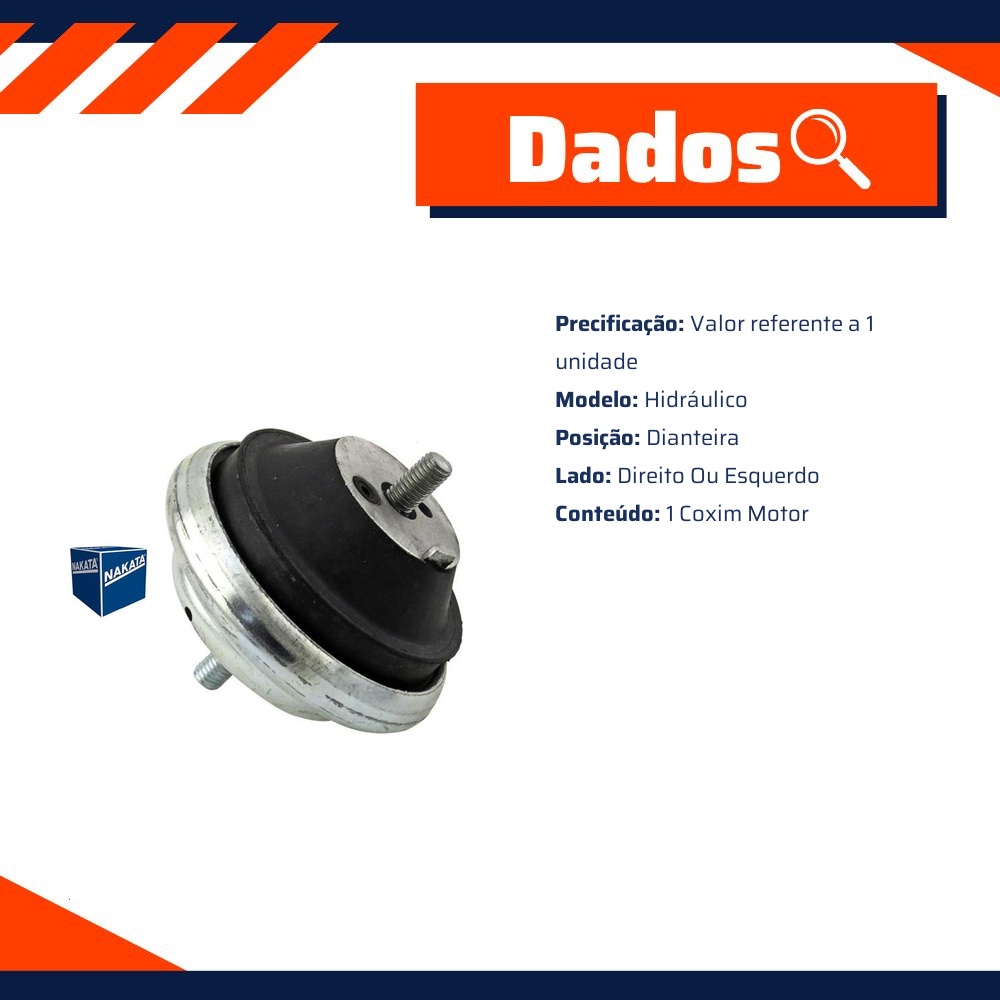 Coxim do Motor Dianteiro - Nakata - NB33049