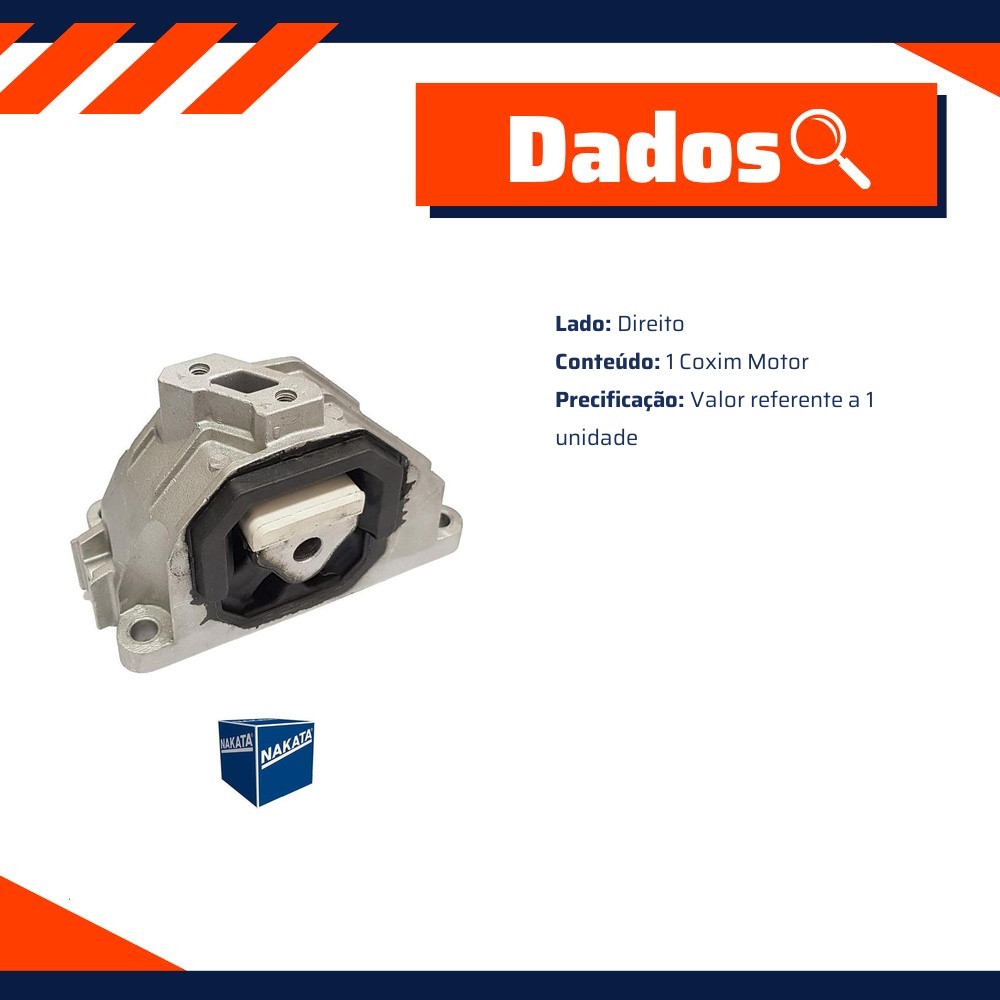 Coxim do Motor Direito - Nakata - NB31076