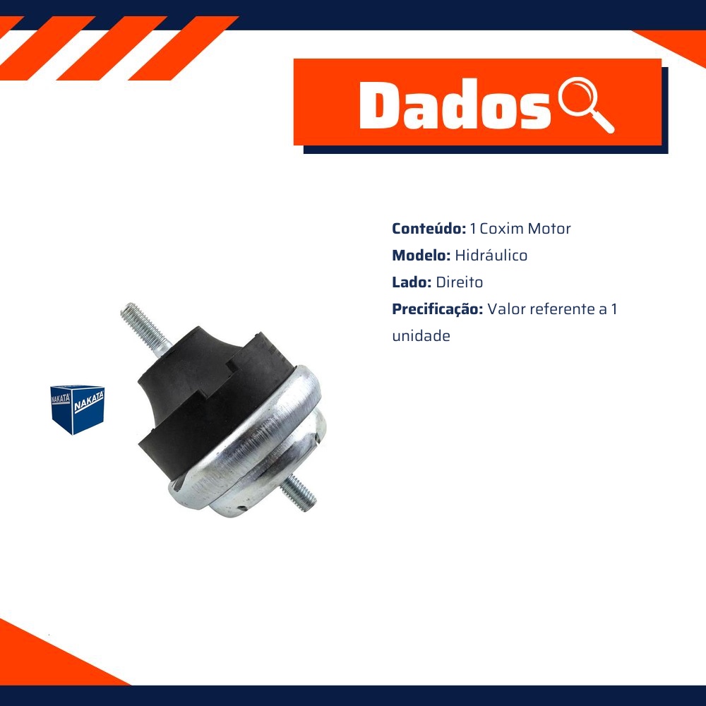 Coxim do Motor Direito - Nakata - NB35010