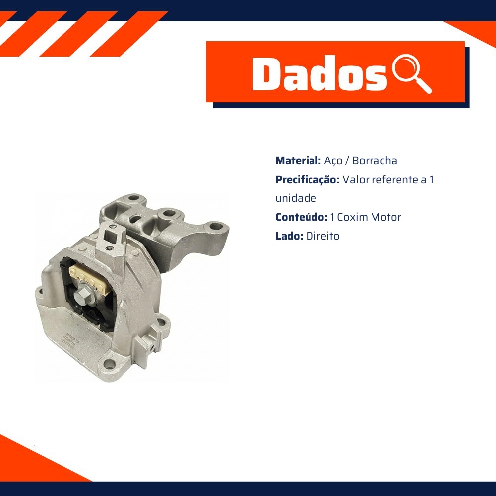 Coxim do Motor Direito - Nakata - NB31004