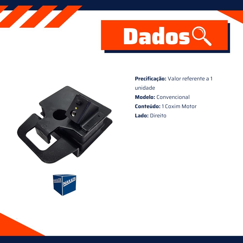 Coxim do Motor Direito para Chevrolet S10 - Nakata - NB33030