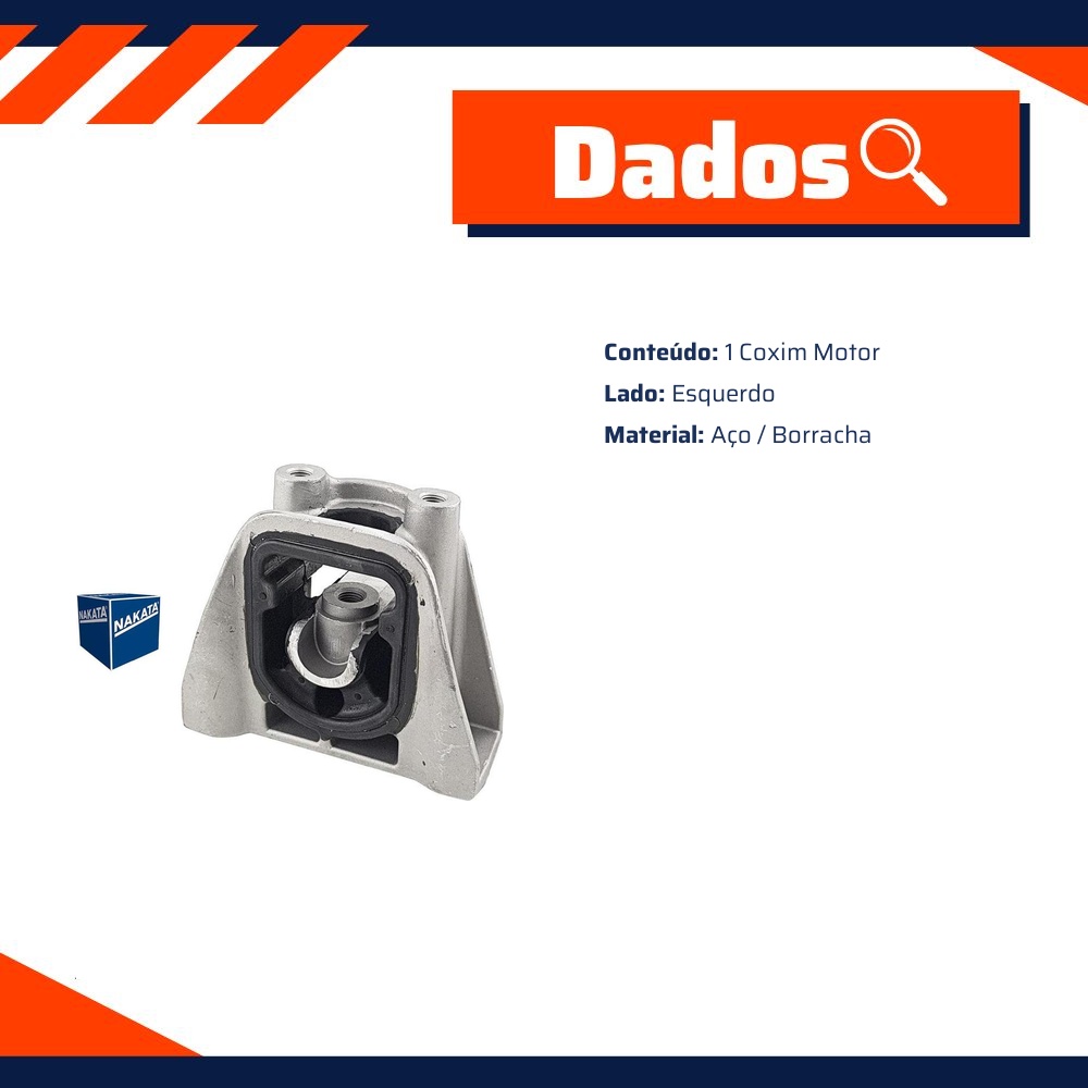 Coxim do Motor Esquerdo para Honda Civic - Nakata - NB37027