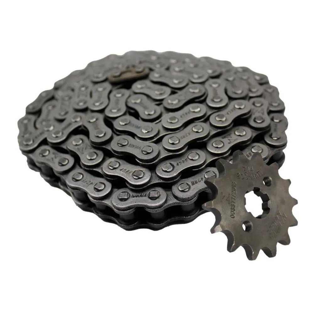 Kit da Coroa Pinhão e Corrente para Yamaha YS 150 FAZER - Nakata - TM10210