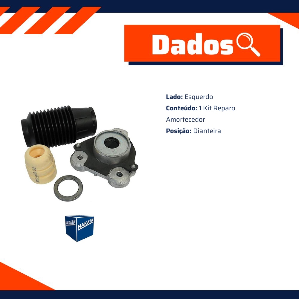 Kit de Reparo do Amortecedor Dianteiro Esquerdo - Nakata - NK0706E