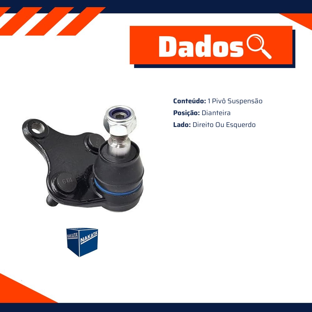 Pivô de Suspensão Dianteiro para Toyota RAV4 - Nakata - N 99618