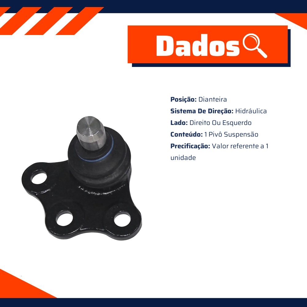 Pivô de Suspensão Dianteiro - Nakata - N 3067