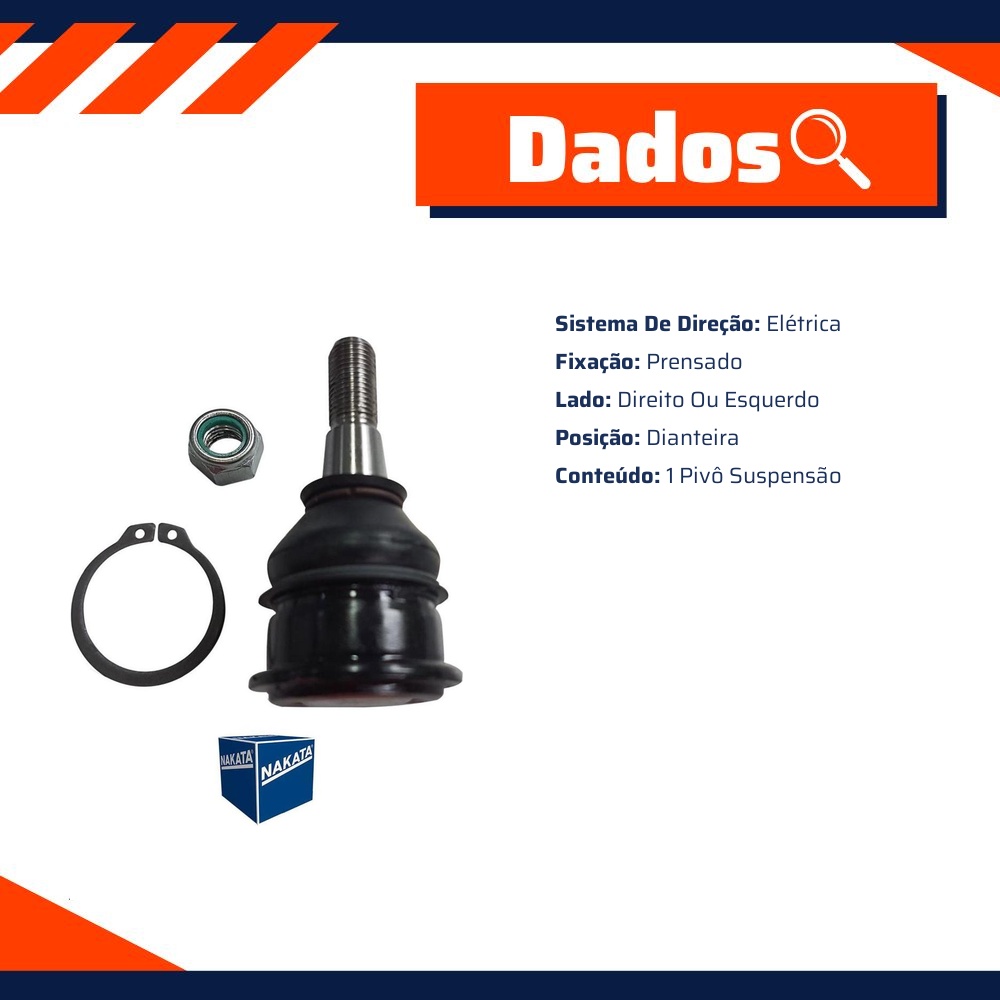 Pivô de Suspensão Dianteiro - Nakata - N 99301