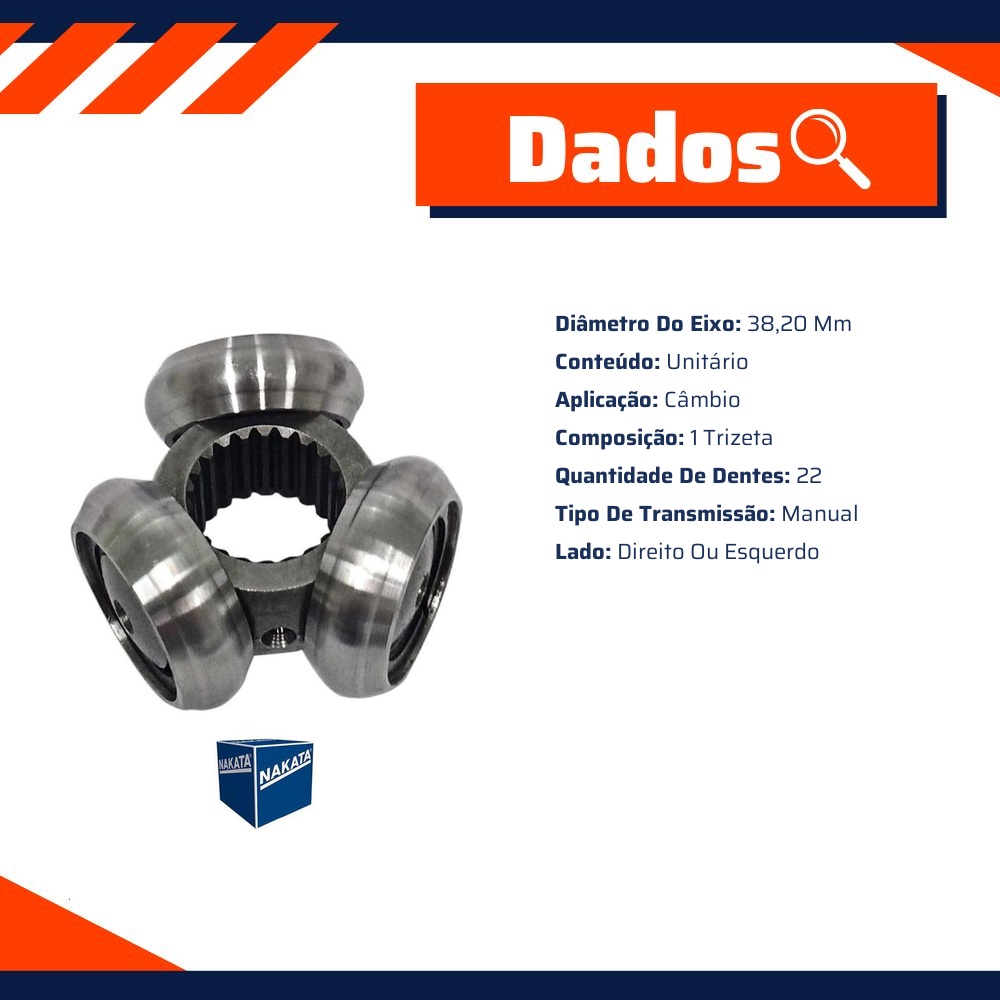 Trizeta para Ford Ecosport - Nakata - NJH37-449T