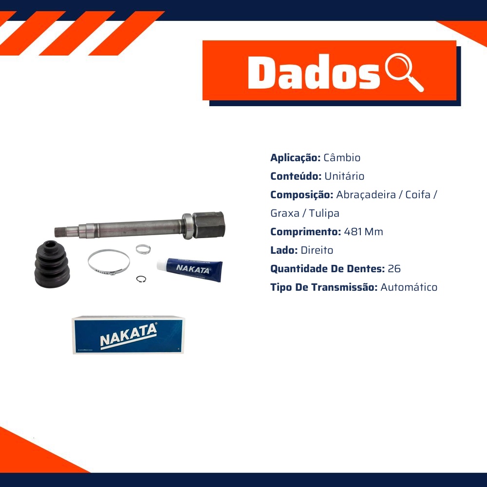 Tulipa para Ford Ecosport - Nakata - NJH28-428D