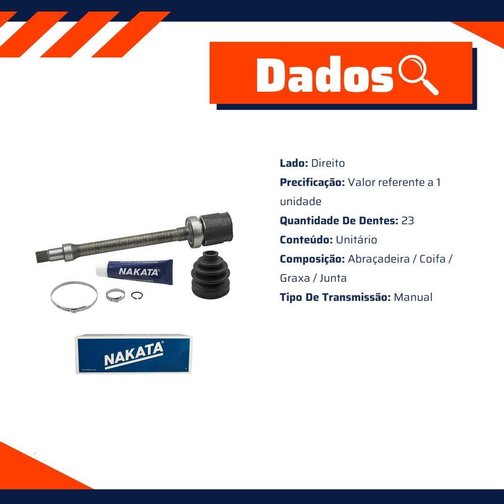 Tulipa para Ford Focus e Focus Sedan - Nakata - NJH22-400D