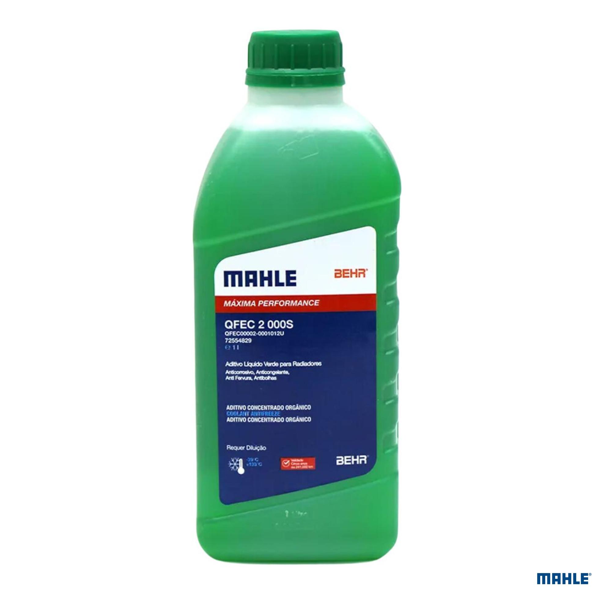 Aditivo de Radiador Concentrado Verde 70% Meg - Mahle Behr - QFEC 2 000S
