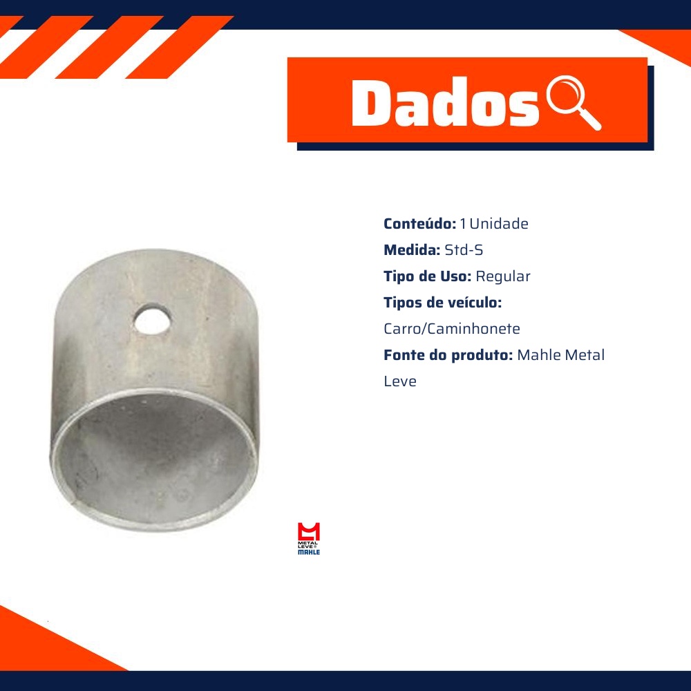 Bucha de Biela Spa Std-S - Mahle Metal Leve - SBG-585-U STD-S SPA