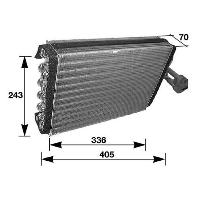 Evaporador - Mahle Behr - AE 36 000S