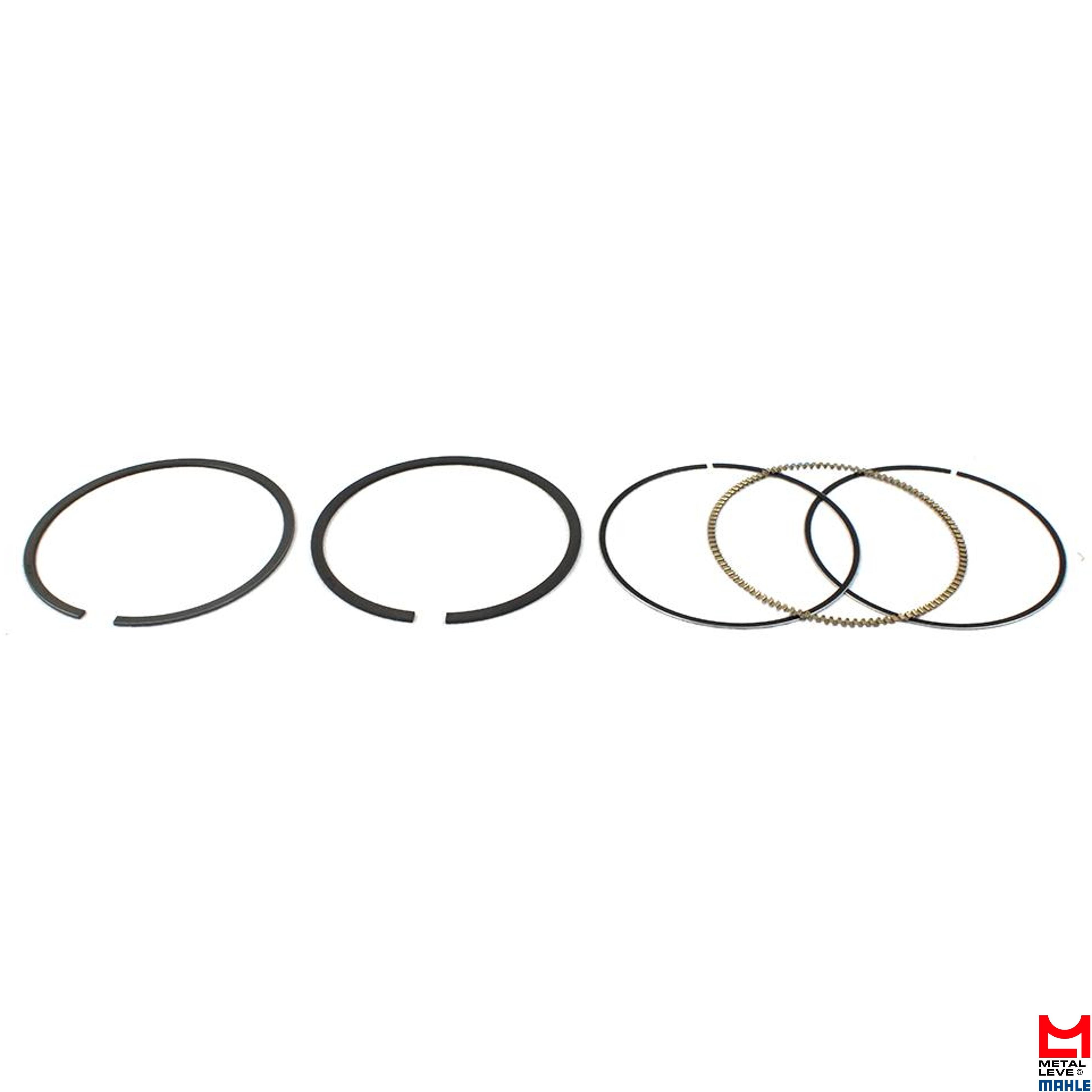 Jogo de Anéis do Pistão 0,25 1 Cilindro para Honda NX 400i FALCON e NX4 FALCON 400 - Mahle Metal Leve - DA.9202 0,25