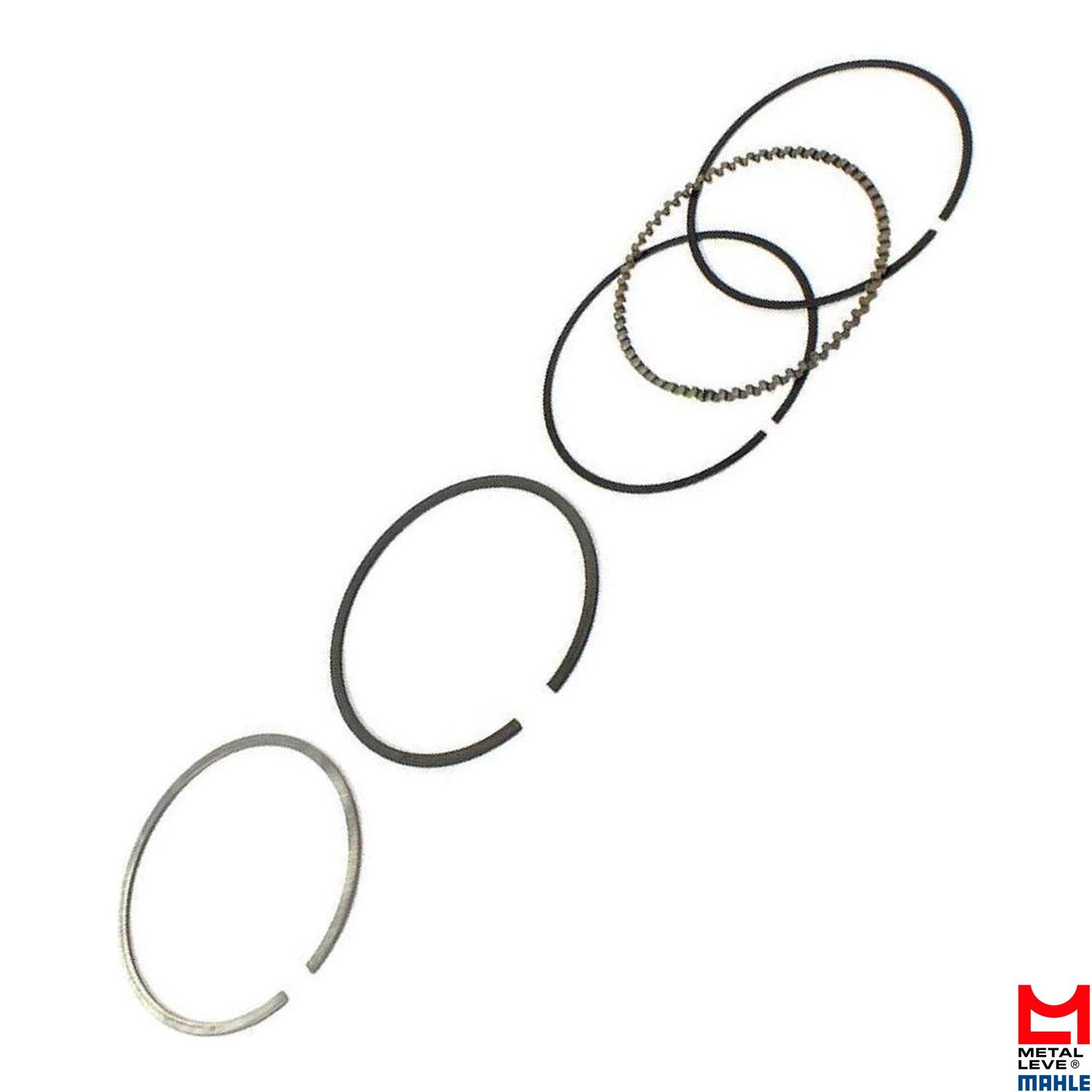 Jogo de Anéis do Pistão 0,25 1 Cilindro para Honda CBX 150 Aero e NX 150 - Mahle Metal Leve - STS7469 0,25
