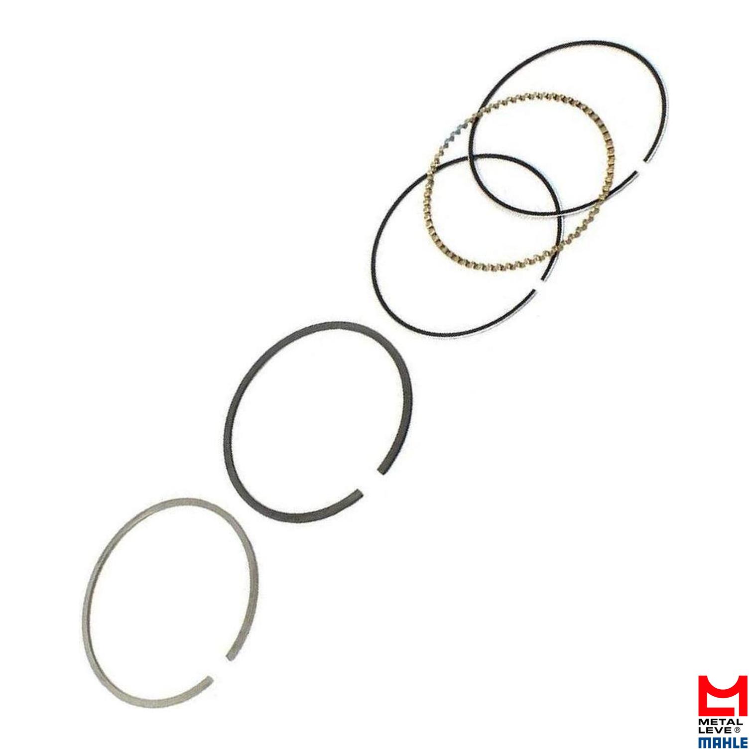 Jogo de Anéis do Pistão 0,25 1 Cilindro para Suzuki Burgman AN 125 - Mahle Metal Leve - TA.9184 0,25
