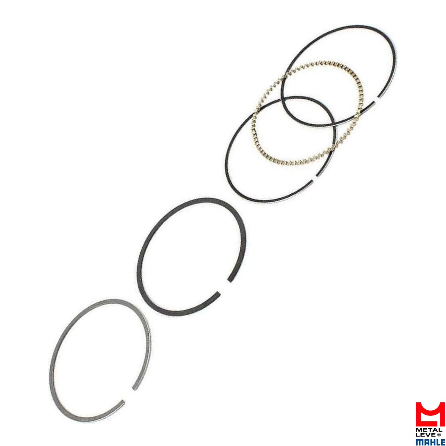 Jogo de Anéis do Pistão 0,50 1 Cilindro para Honda CG 125 e NXR 125 BROS - Mahle Metal Leve - SAA8292 0,50