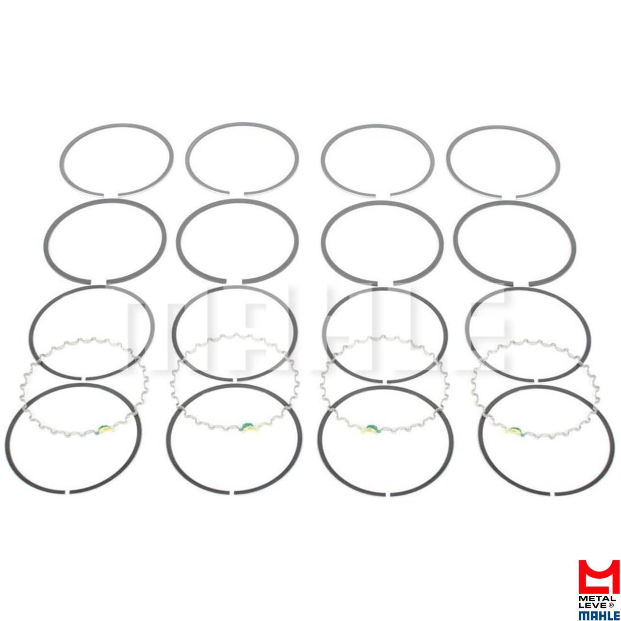 Jogo de Anéis do Pistão 0,50 4 Cilindros para Chevrolet Monza e Monza Hatch - Mahle Metal Leve - SDA6406 0,50
