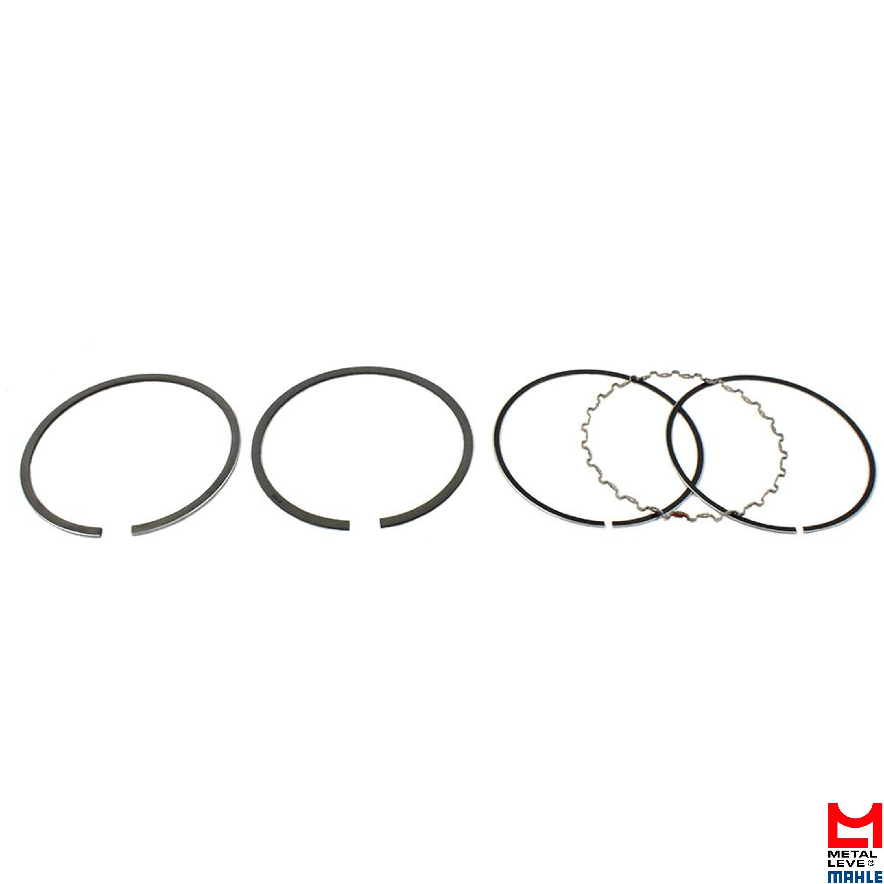 Jogo de Anéis do Pistão 0,75 1 Cilindro para Honda XL 250R - Mahle Metal Leve - SDA6550 0,75