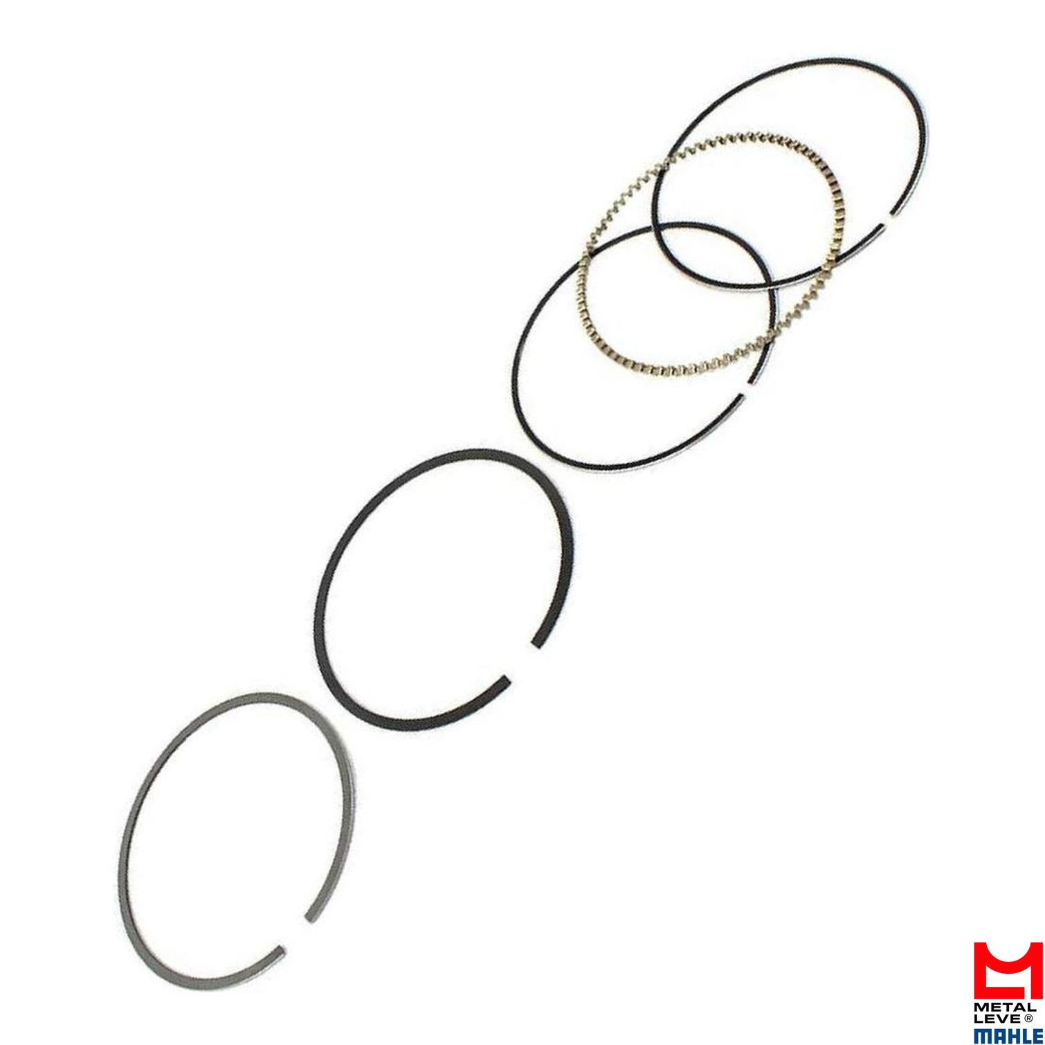 Jogo de Anéis do Pistão 1,00 1 Cilindro para Honda CBX 250 Twister e XR 250 TORNADO - Mahle Metal Leve - SAA8359 1,00