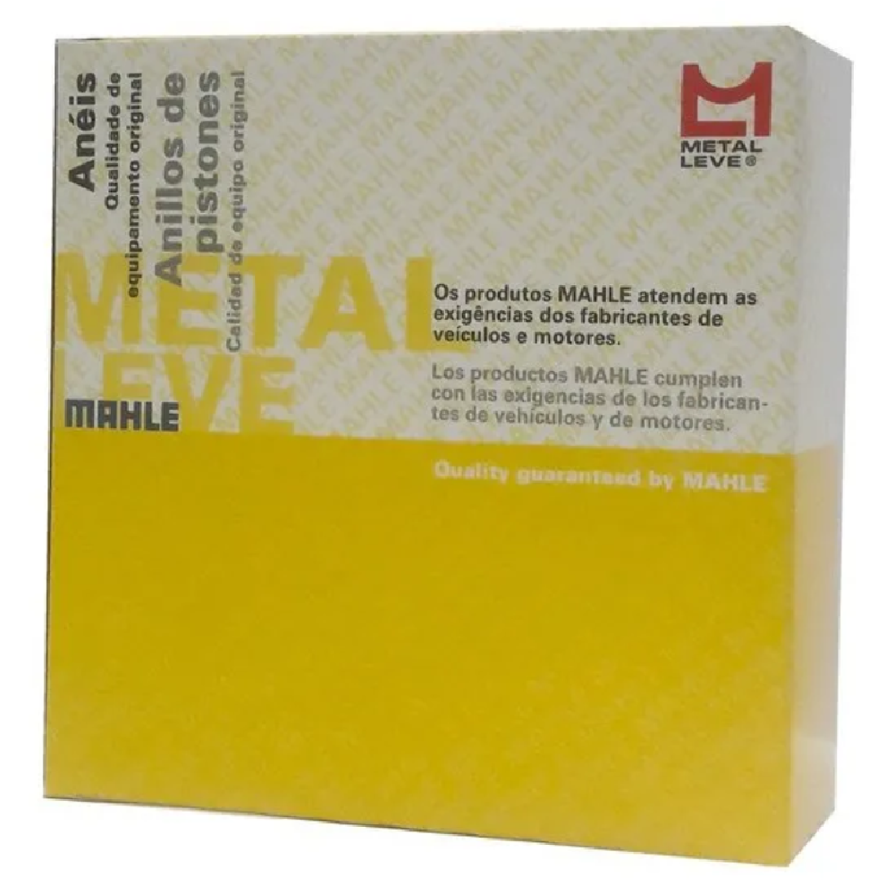 Jogo de Anéis do Pistão STD 5 Cilindros - Mahle Metal Leve - DD.5396 STD