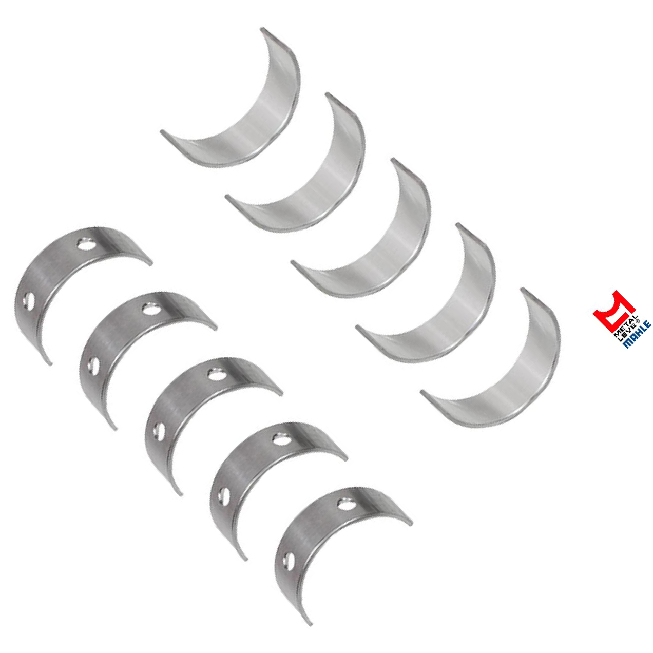 Jogo de Bronzina Central 0,25 - Mahle Metal Leve - BC-676-J 0,25