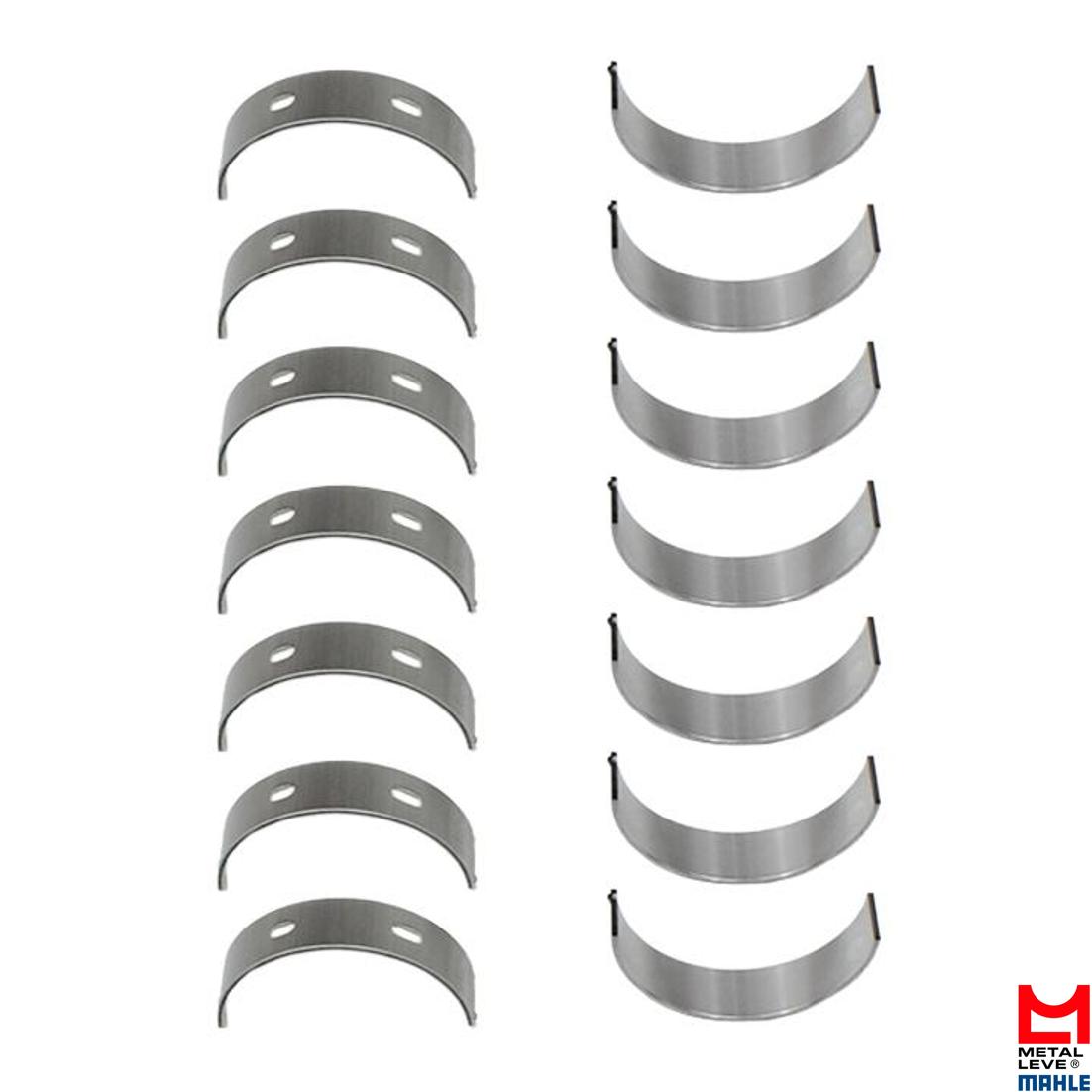 Jogo de Bronzina Central 0,50 - Mahle Metal Leve - BC-853-J 0,50