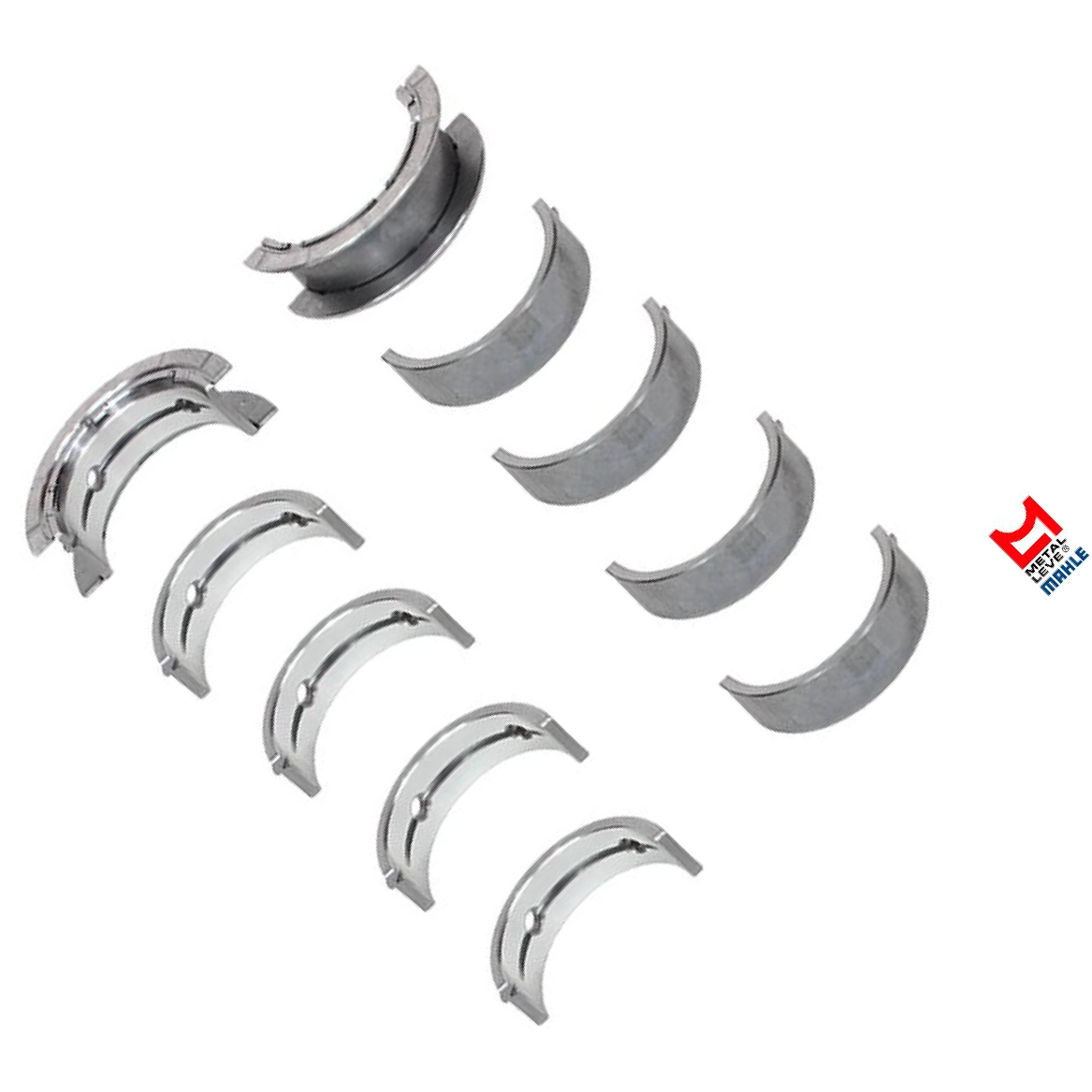 Jogo de Bronzina Central 0,50 para Chevrolet Captiva e Malibu - Mahle Metal Leve - BC-830-J 0,50