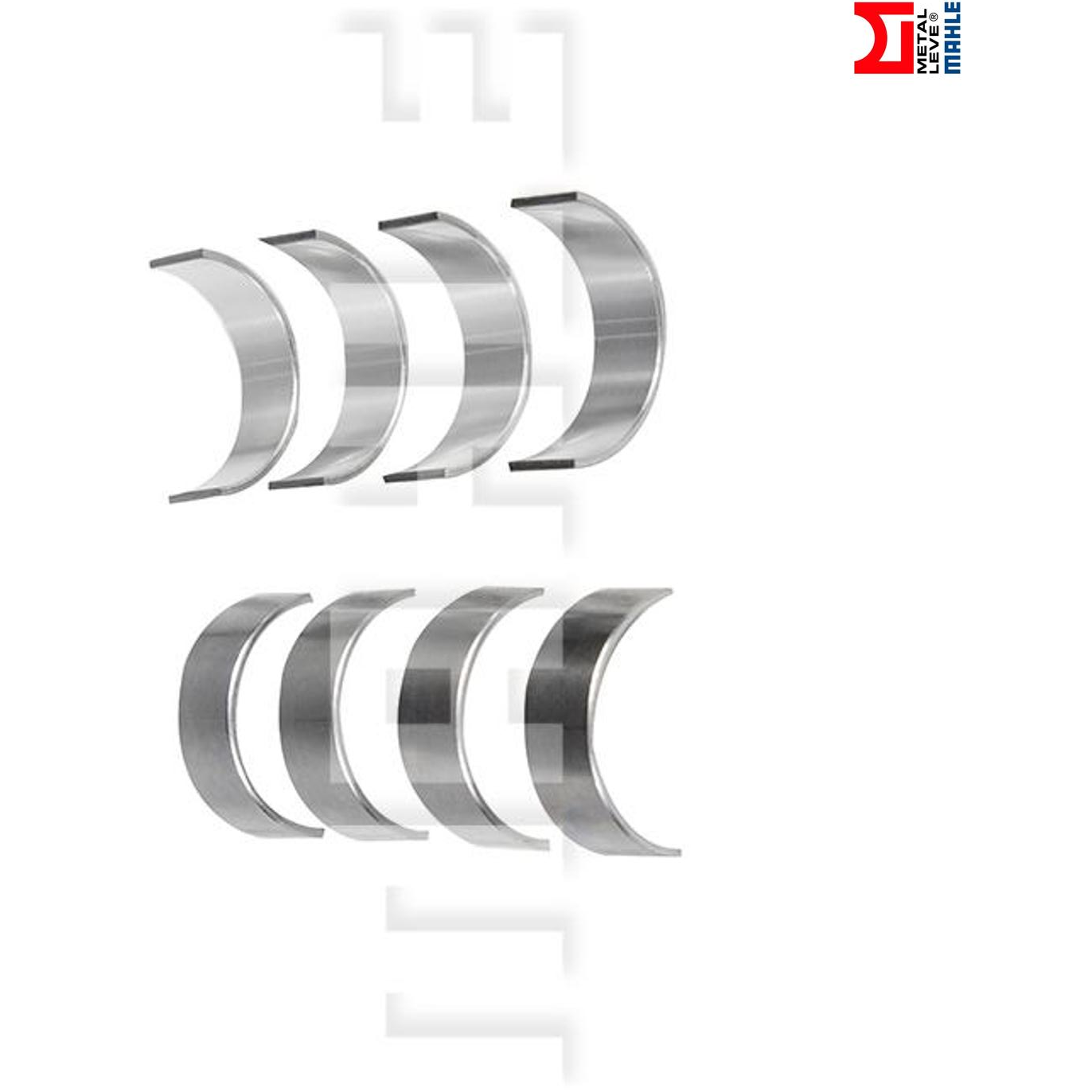 Jogo de Bronzina de Biela 0,25 - Mahle Metal Leve - BB-519-J 0,25