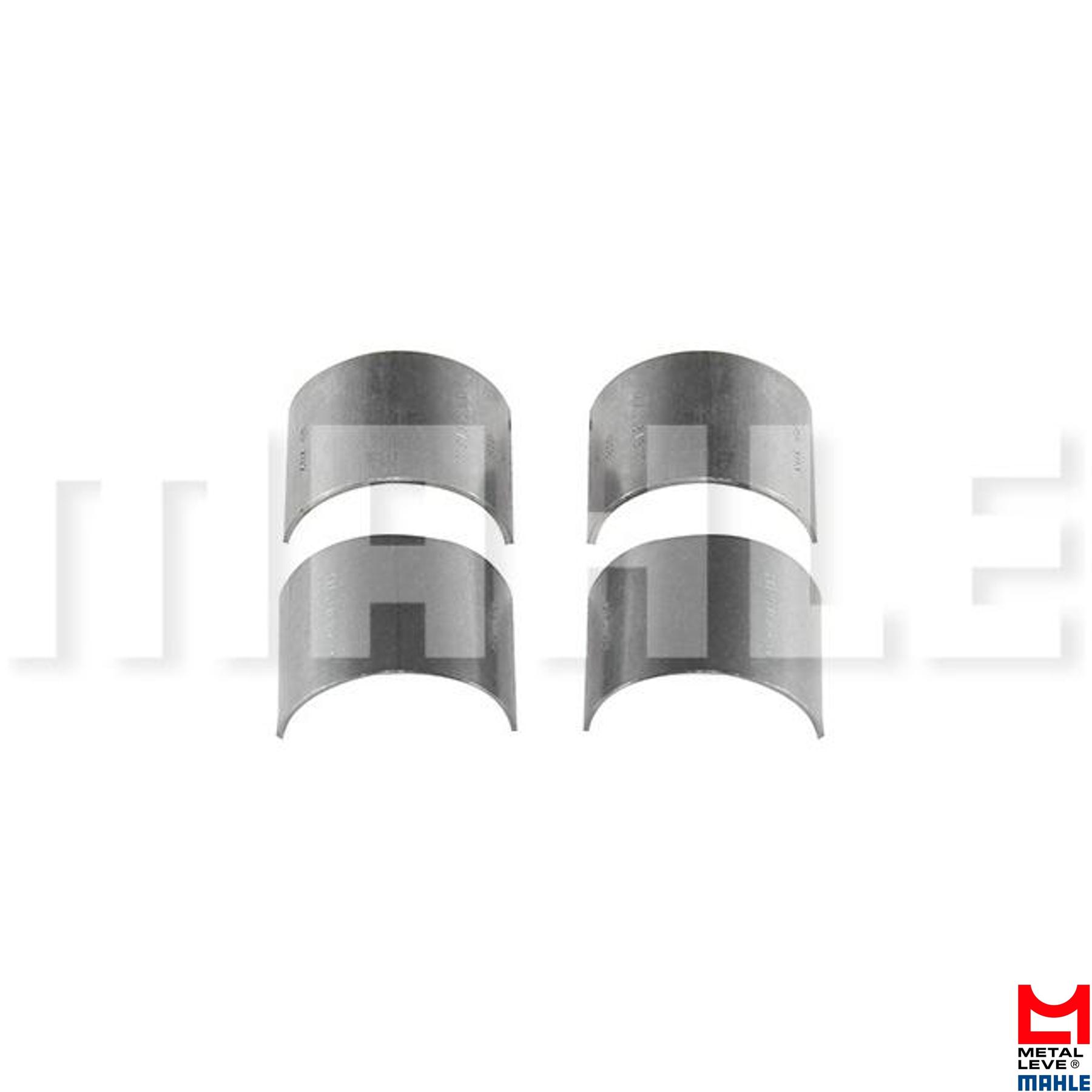 4 peças Bronzina de Biela 0,25 - Mahle Metal Leve - BB-202-J 0,25