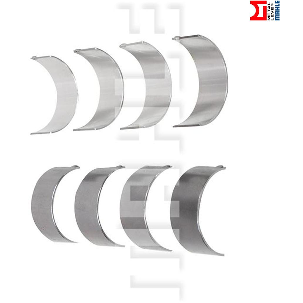 Jogo de Bronzina de Biela 0,25 para Toyota Hilux e Hilux SW4 - Mahle Metal Leve - BB-381-J 0,25