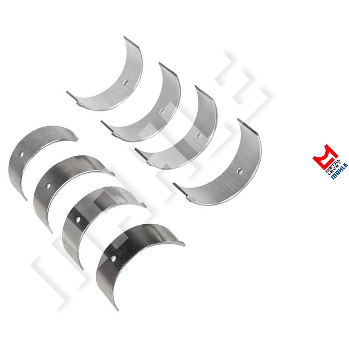 Jogo de Bronzina de Biela 0,25 para Honda Civic - Mahle Metal Leve - BB-471-J 0,25