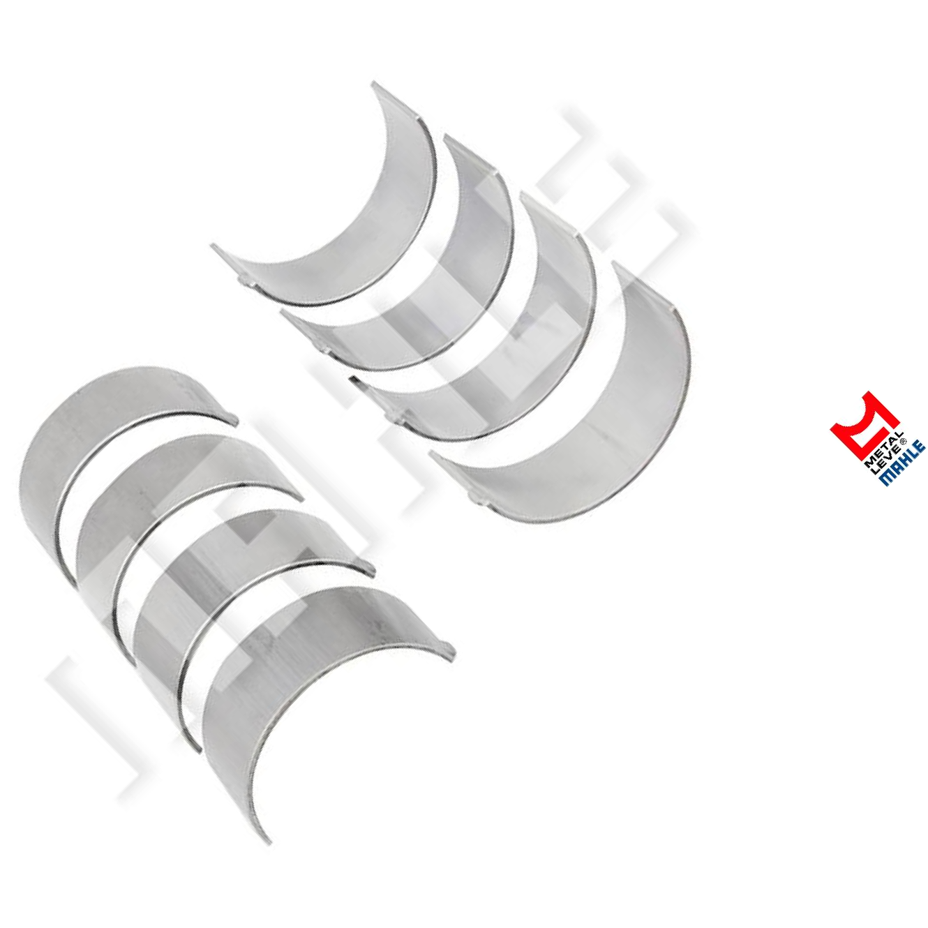 Jogo de Bronzina de Biela 0,25 - Mahle Metal Leve - BB-472-J 0,25