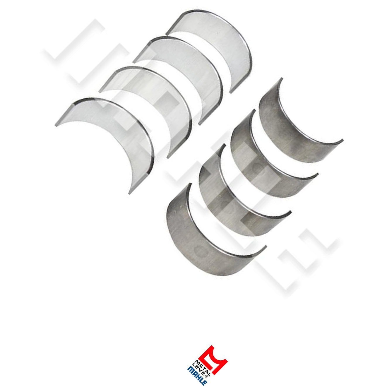Jogo de Bronzina de Biela 0,25 - Mahle Metal Leve - BB-529-J 0,25