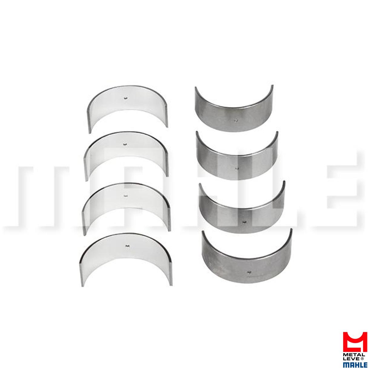 Jogo de Bronzina de Biela 0,25 - Mahle Metal Leve - BB-653-J 0,25