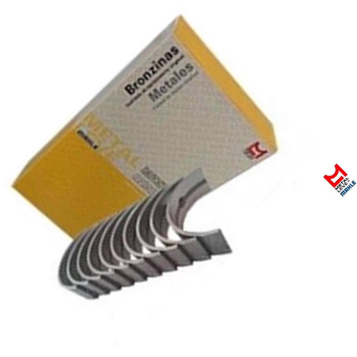 Jogo de Bronzina de Biela 0,25 para Ford Ranger e Transit - Mahle Metal Leve - BB-777-J 0,25
