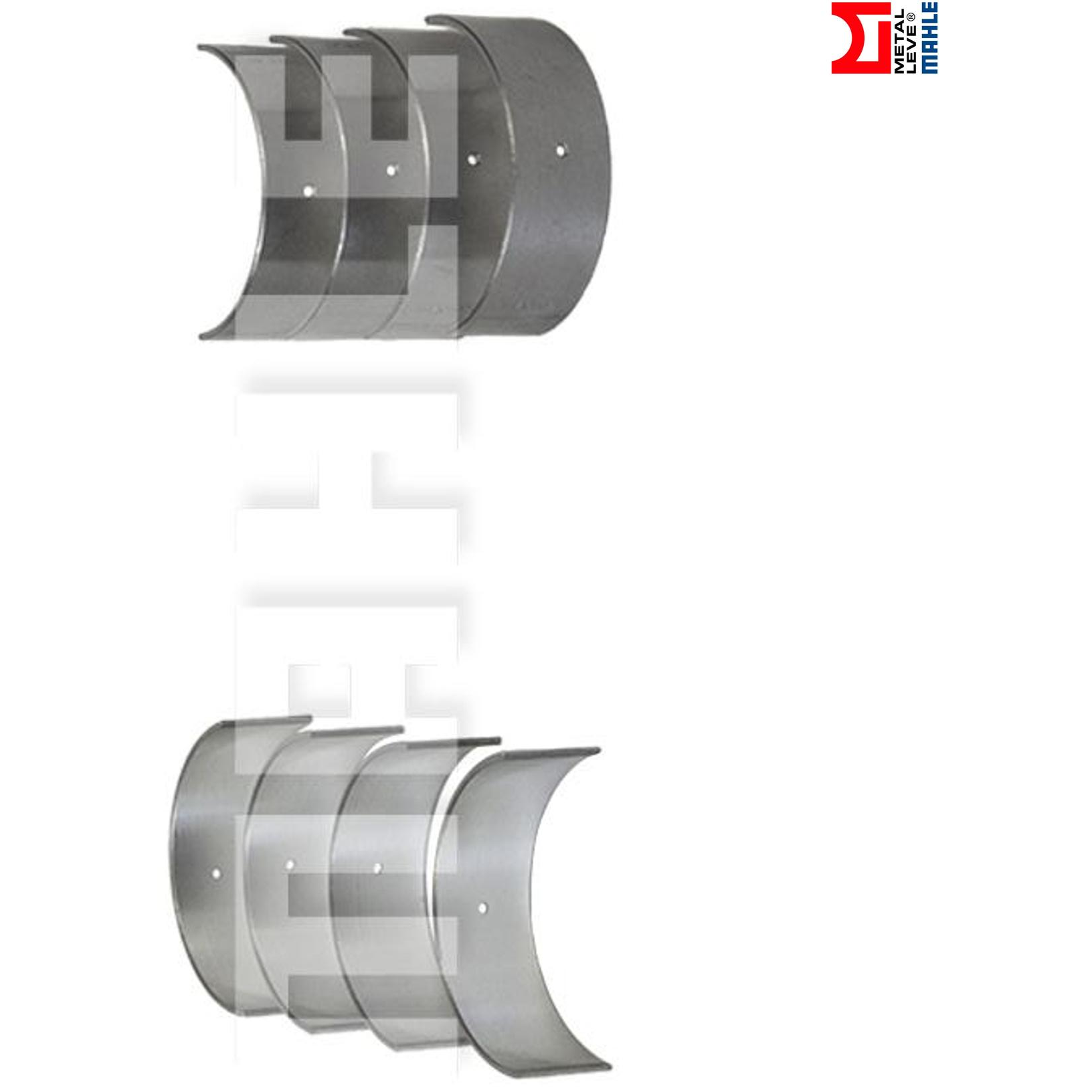 Jogo de Bronzina de Biela 0,50 - Mahle Metal Leve - BB-503-J 0,50