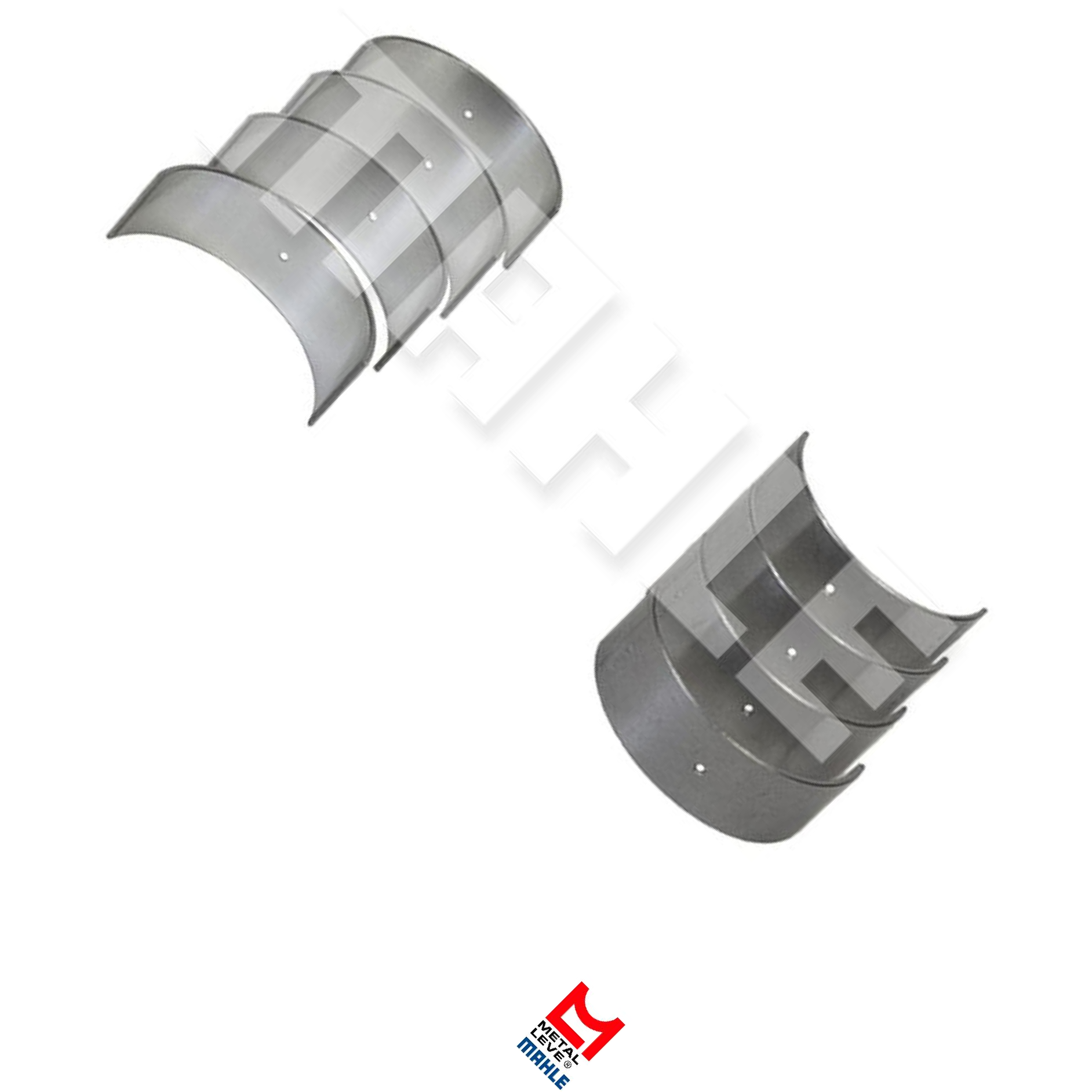 Jogo de Bronzina de Biela 0,50 - Mahle Metal Leve - BB-503-J 0,50