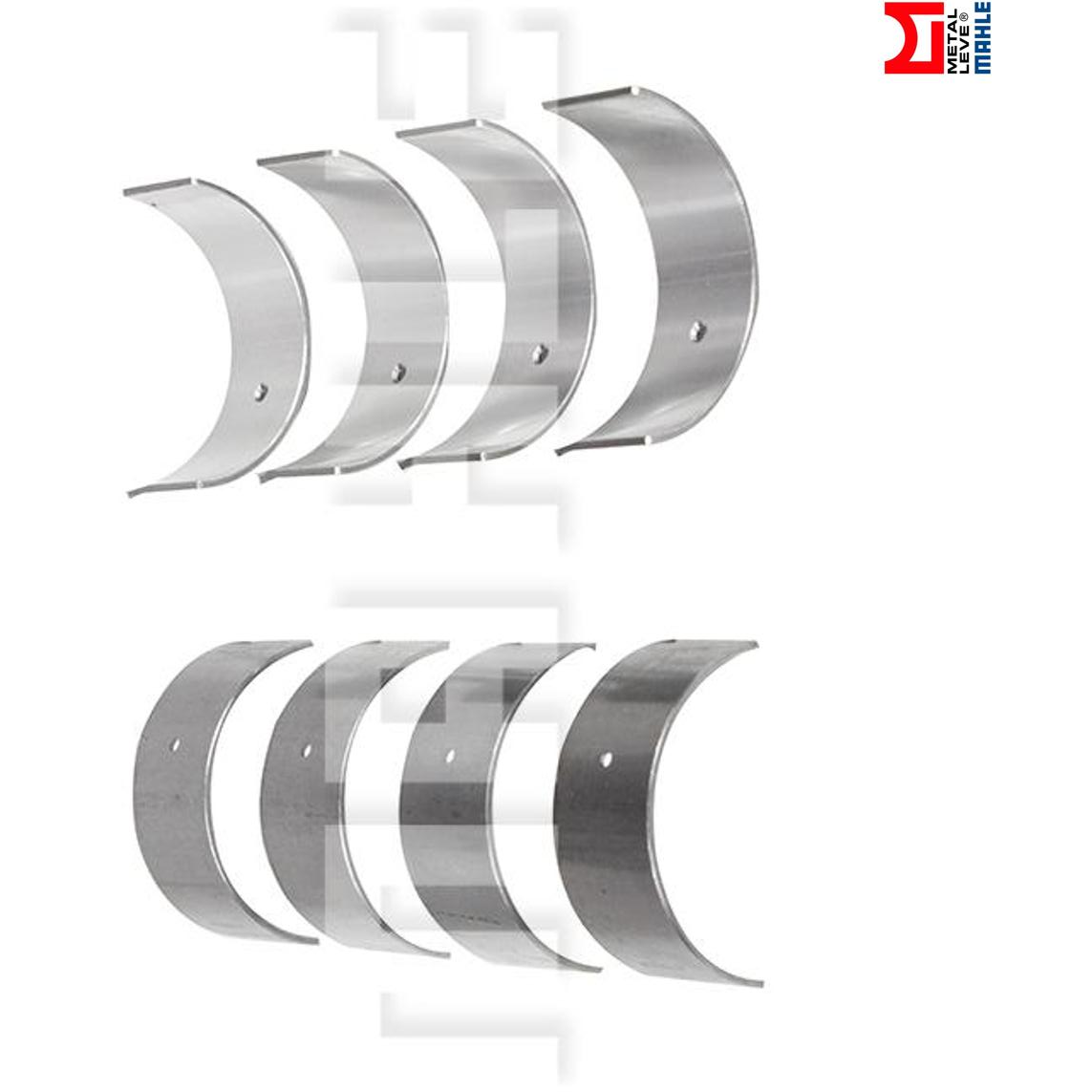 Jogo de Bronzina de Biela 0,50 para Nissan Frontier e Pathfinder - Mahle Metal Leve - BB-679-J 0,50