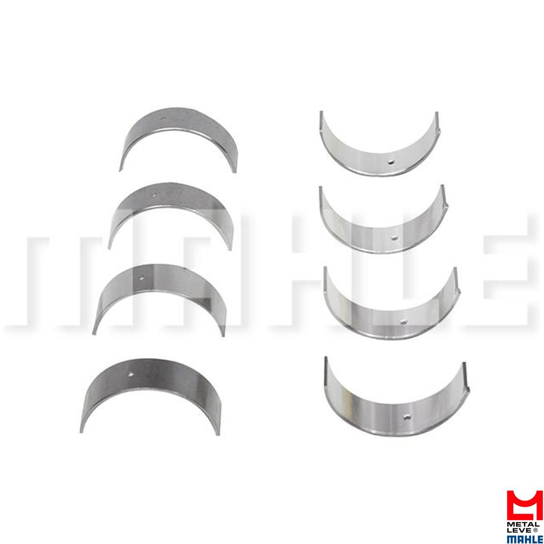 Jogo de Bronzina de Biela 0,50 para Mitsubishi Lancer e Pajero Tr4 - Mahle Metal Leve - BB-720-J 0,50